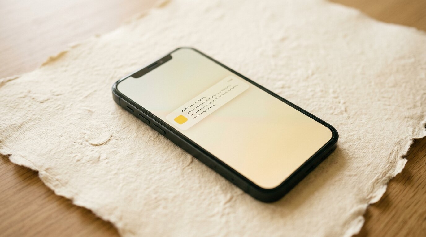 Smartphone lock screen showing an Engage push notification